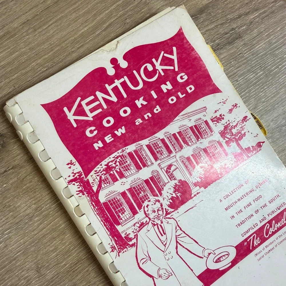Vintage 1958 Kentucky Cooking New and Old Cookbook Colonelettes Louisville KY